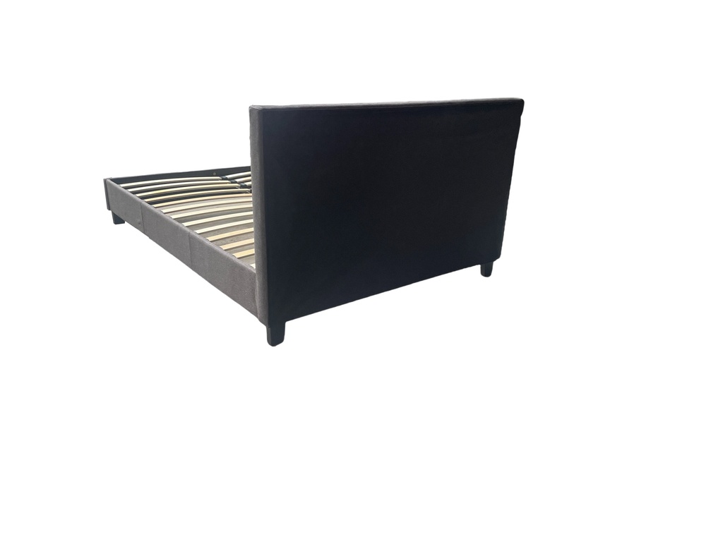 LIT CONTOUR TISSU + LED AVEC SOMMIER 140X190
