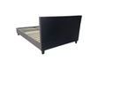 LIT CONTOUR TISSU + LED AVEC SOMMIER 140X190