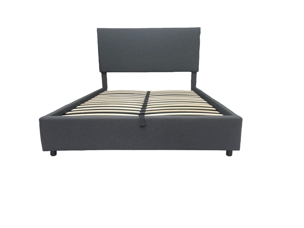 LIT AVEC SOMMIER + COFFRE DE RANGEMENT 140X190 