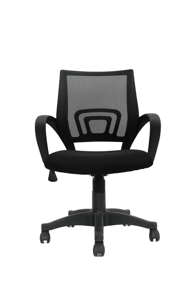 CHAISE DE BUREAU NOIR AVEC ACCOUDOIRS