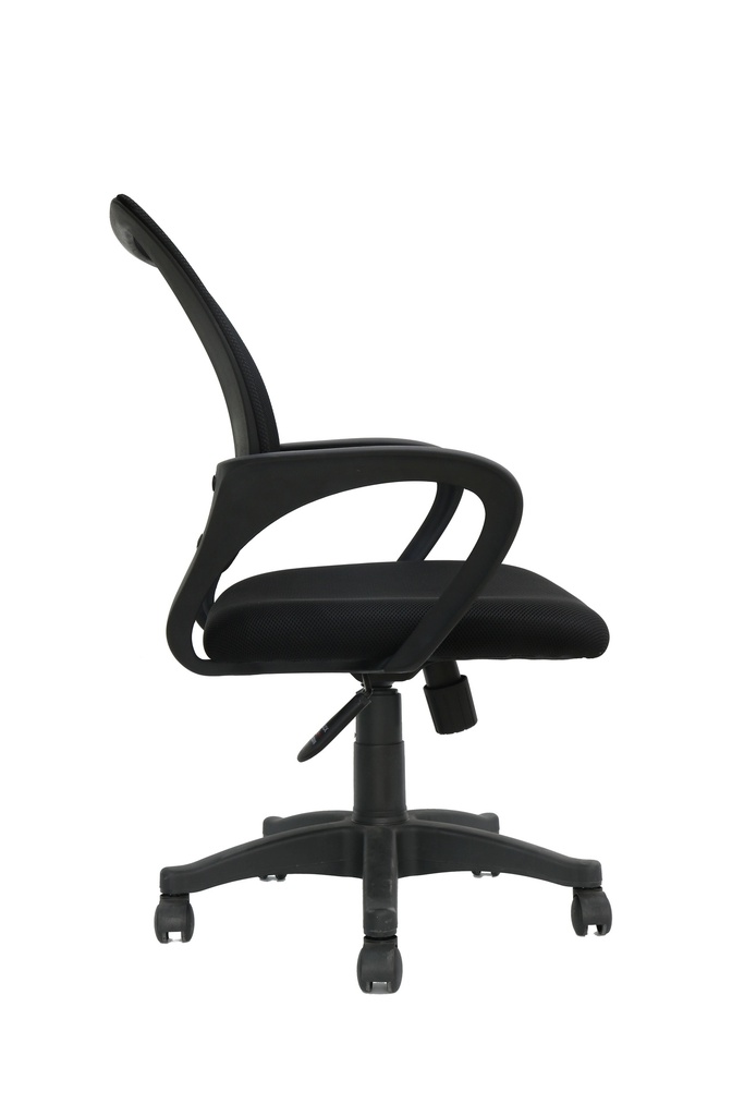CHAISE DE BUREAU NOIR AVEC ACCOUDOIRS