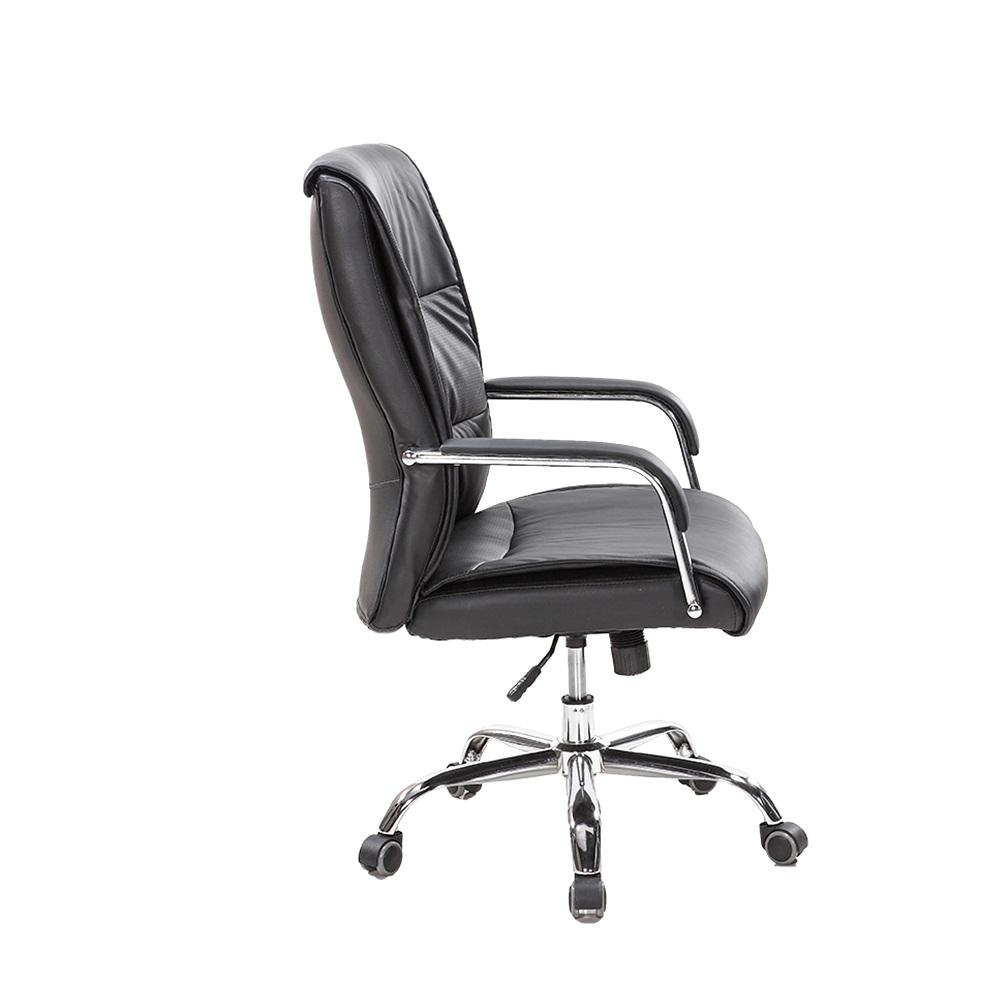 FAUTEUIL DE BUREAU NOIR AVEC ACCOUDOIRS