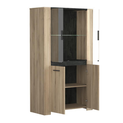 VITRINE 2 PORTE VITRE + 2P SHEFFIELD