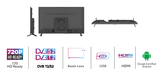 TELEVISEUR DLED TV 32" SMART OCEAN