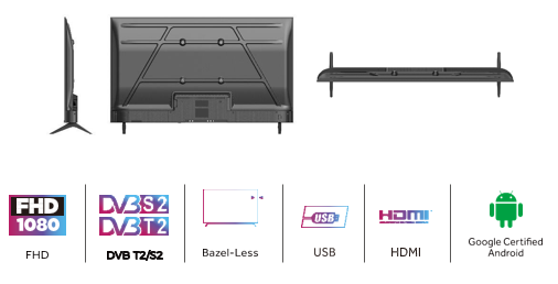 TELEVISEUR DLED TV 40" SMART OCEAN