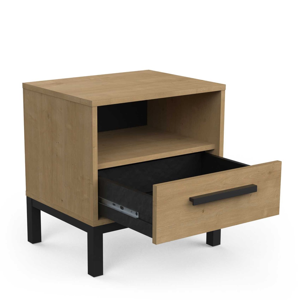 CHEVET 1 TIR/ 1 NICHE CRAFT