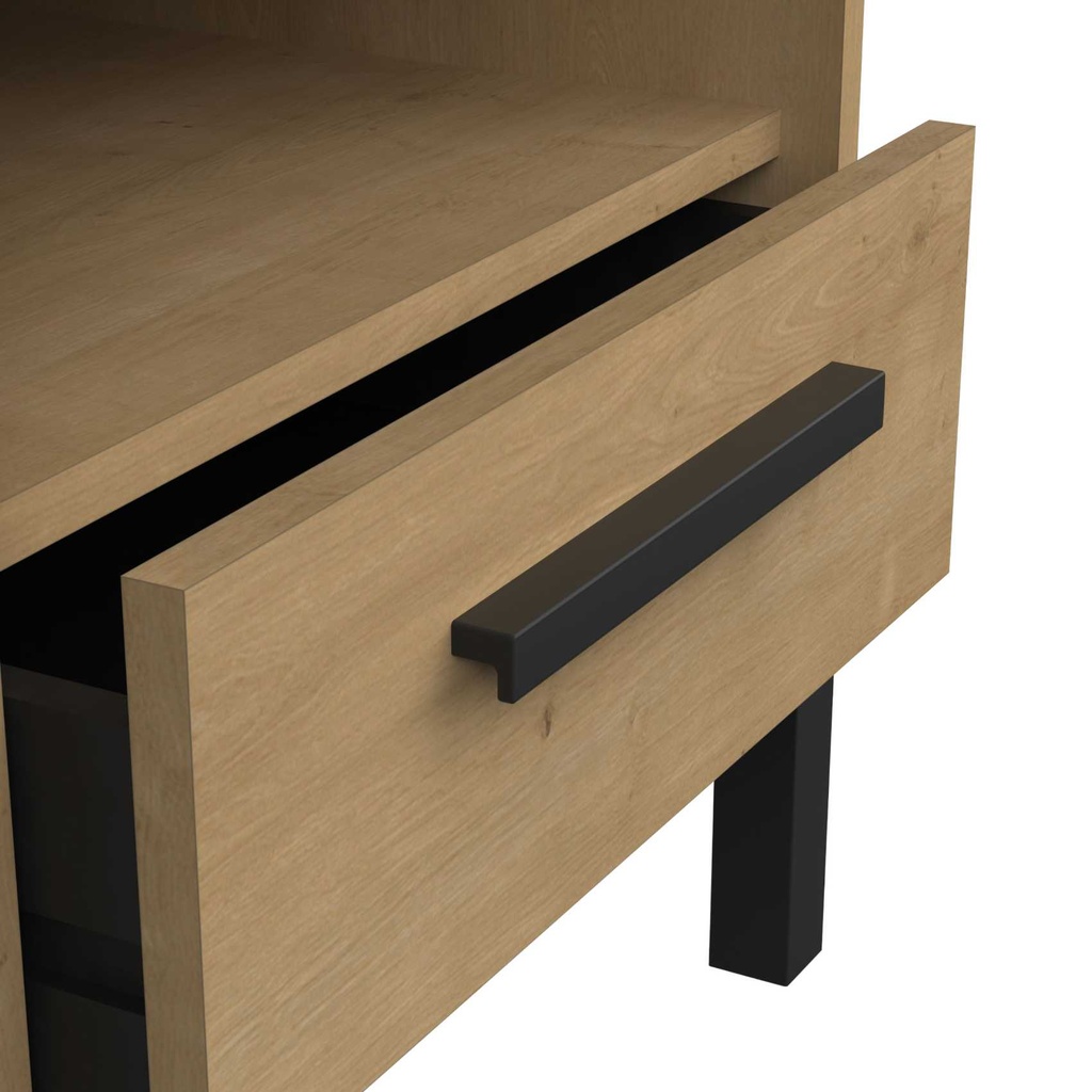 CHEVET 1 TIR/ 1 NICHE CRAFT