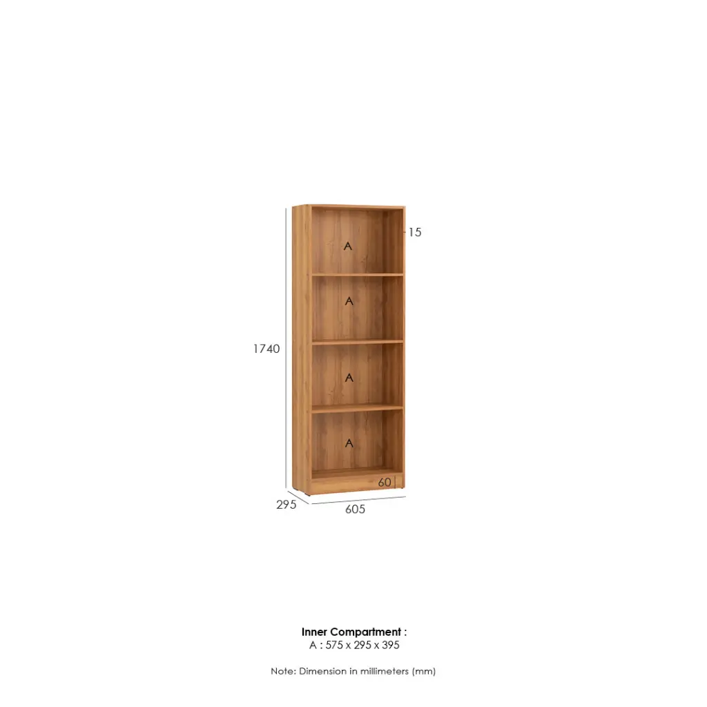 Eco_4CompartmentBookcasee_DetailDimension.webp