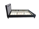 LIT CONTOUR TISSU + LED AVEC SOMMIER 140X190