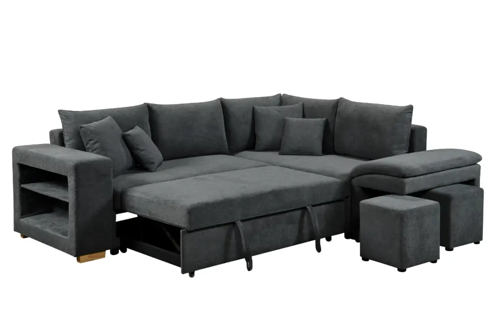 CANAPE D'ANGLE CONVERTIBLE 250X208X88 ANGLE DROIT