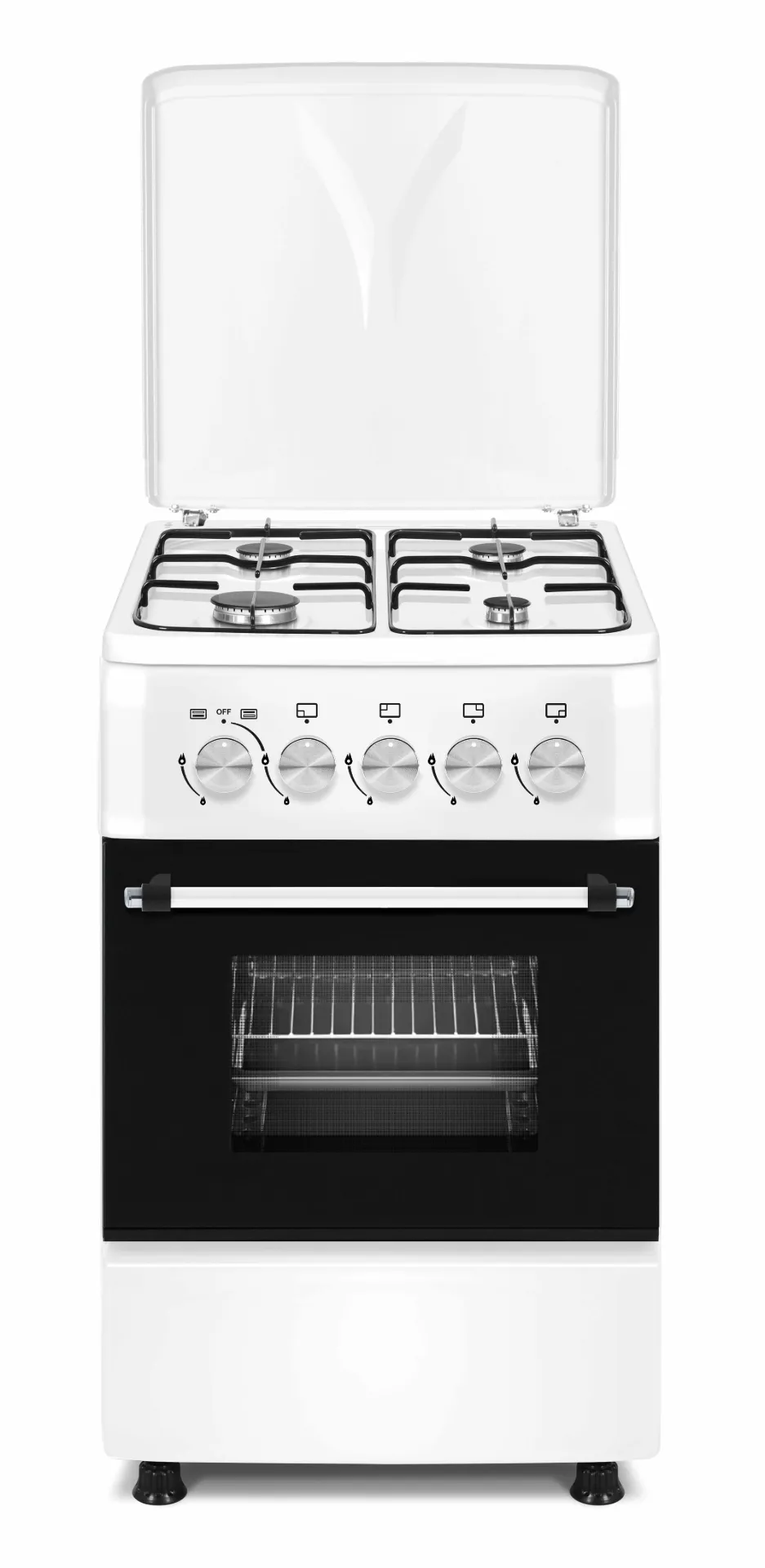 [OCGR5540-1WCE] CUISINIERE BLANCHE OCEAN 4FG + FOUR CLASSE A