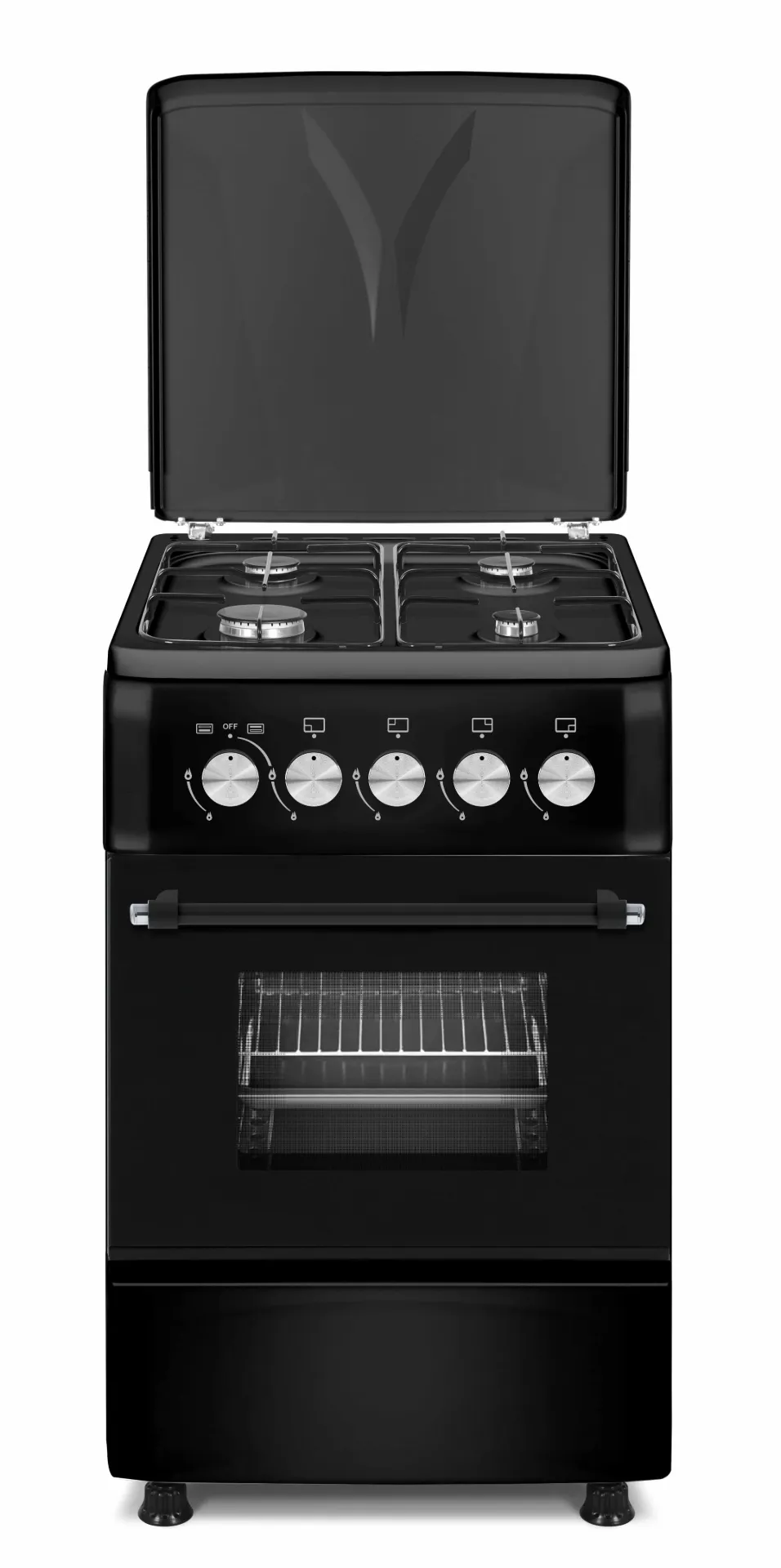 [OCGR5540-1NMCE] CUISINIERE NOIRE OCEAN 4FG + FOUR CLASSE A