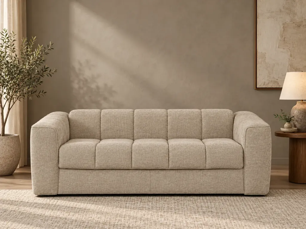 STELLA SAND CANAPE CONVERTIBLE 3 PLACES 209x99x70CM