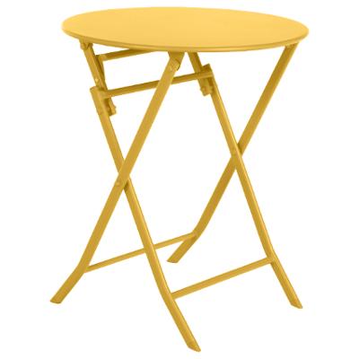 TABLE GREENSB RDE MOUTARDE 2P