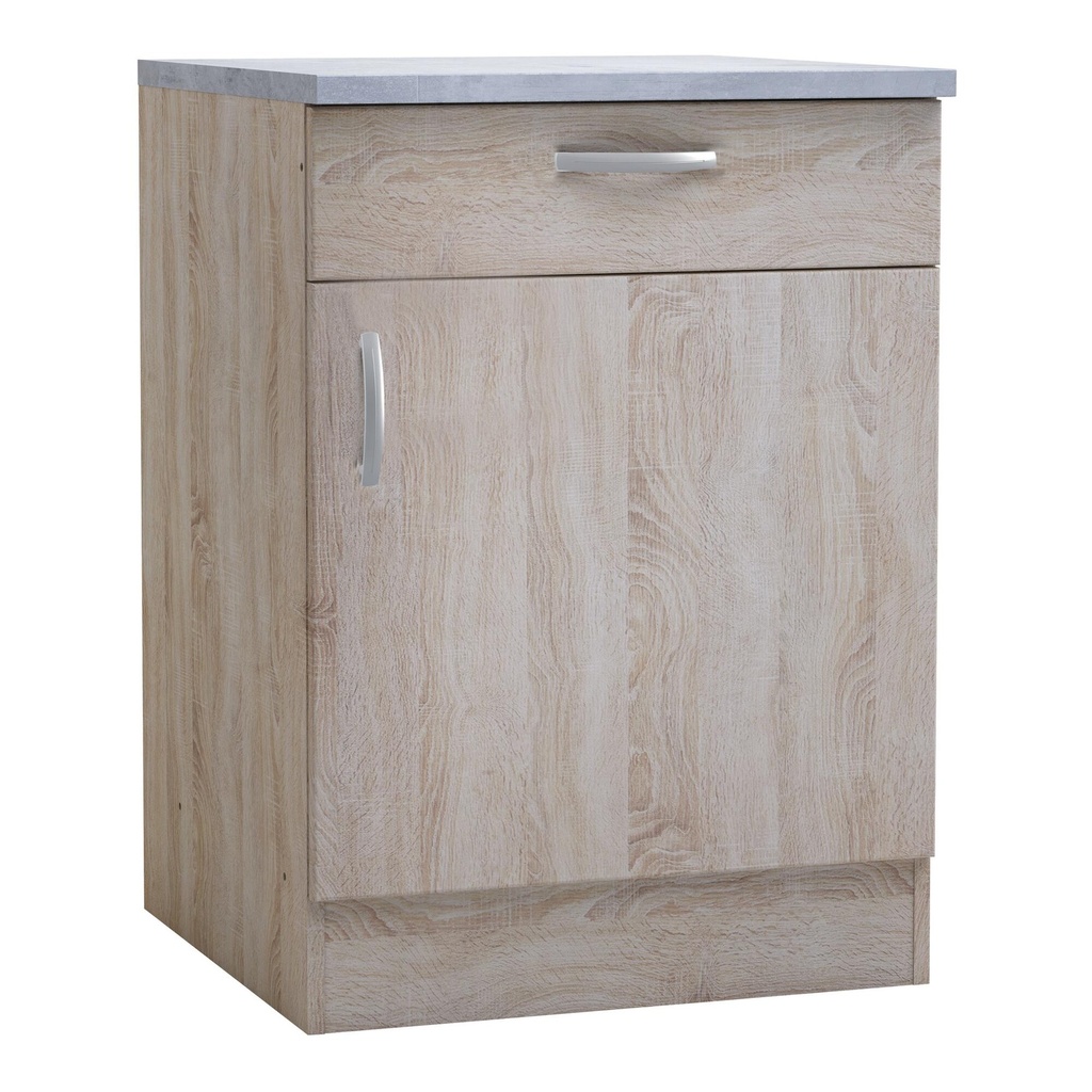MEUBLE BAS 60/1PO/1T PAPRIKA CHENE