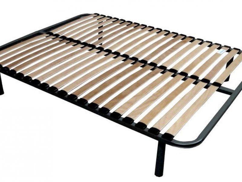 SOMMIER 13 LATTES 140X190X35+PIED