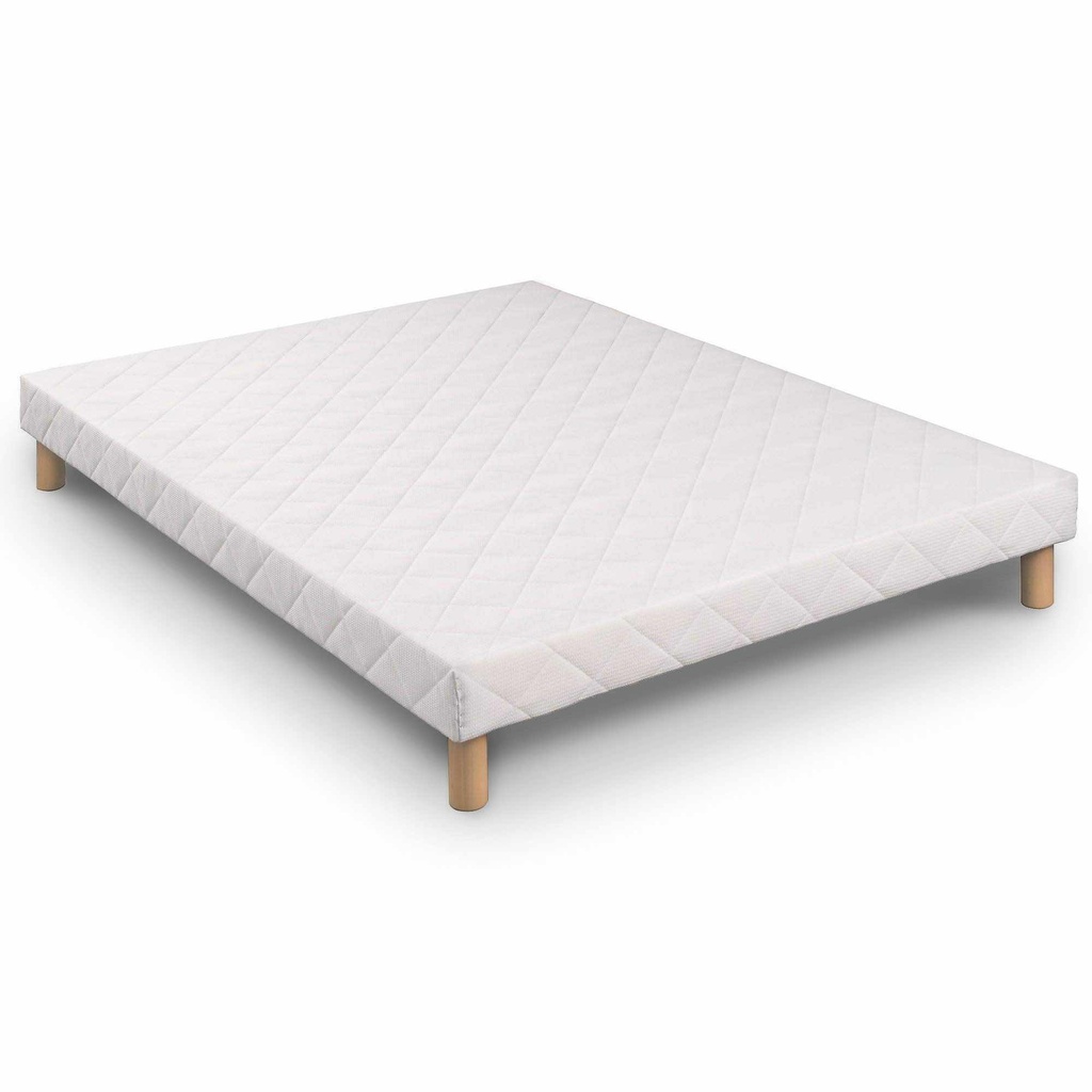 SOMMIER TAPISSIER 140/200 + PIED PROMO RAMADHAN (195€)