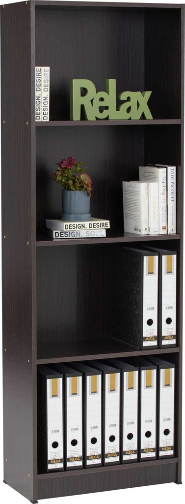 [522017] ETAGERE 4 CASIERS CAPPUCCINO