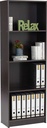 ETAGERE 4 CASIERS CAPPUCCINO