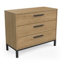 COMMODE CRAFT 3 TIROIRS