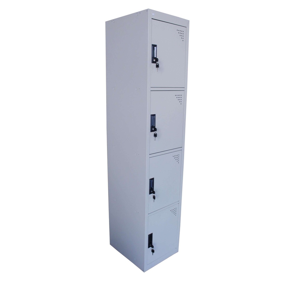 CASIERS METAL 4 CASES + CLES
