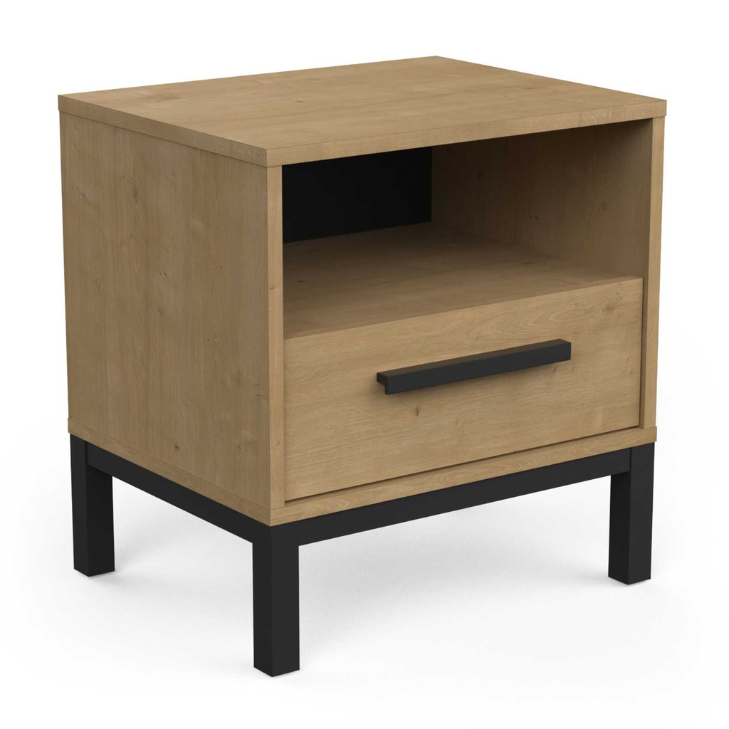 CHEVET 1 TIR/ 1 NICHE CRAFT