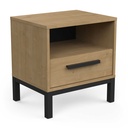 CHEVET 1 TIR/ 1 NICHE CRAFT