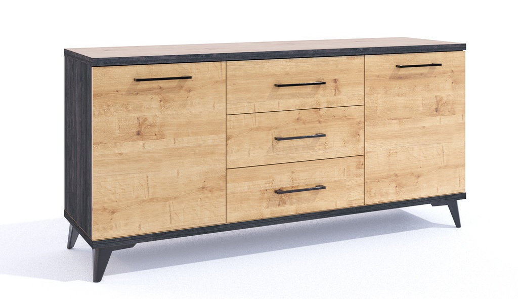 [FEK-1] ENFILADE FENIX 2PORTES 3 TIROIRS
