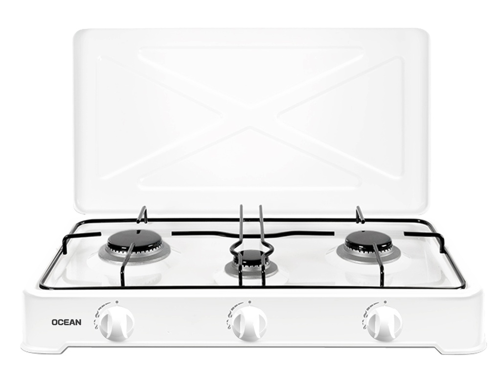 PLAQUE GAZ 3 FEUX OCEAN