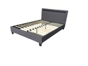 LIT CONTOUR TISSU + LED AVEC SOMMIERS 140X190