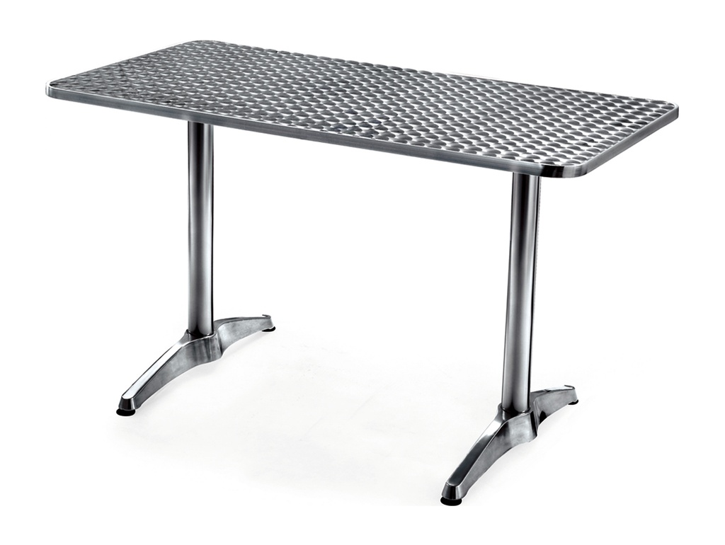 TABLE EN ALUMINIUM 120x60x70
