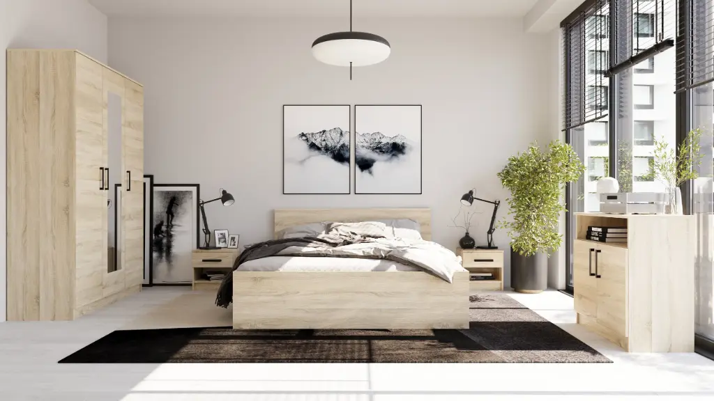 CHAMBRE A COUCHER COMPLETE SAVA SONOMA (LIT 160+ ARM + COM + 2 CHEV)
