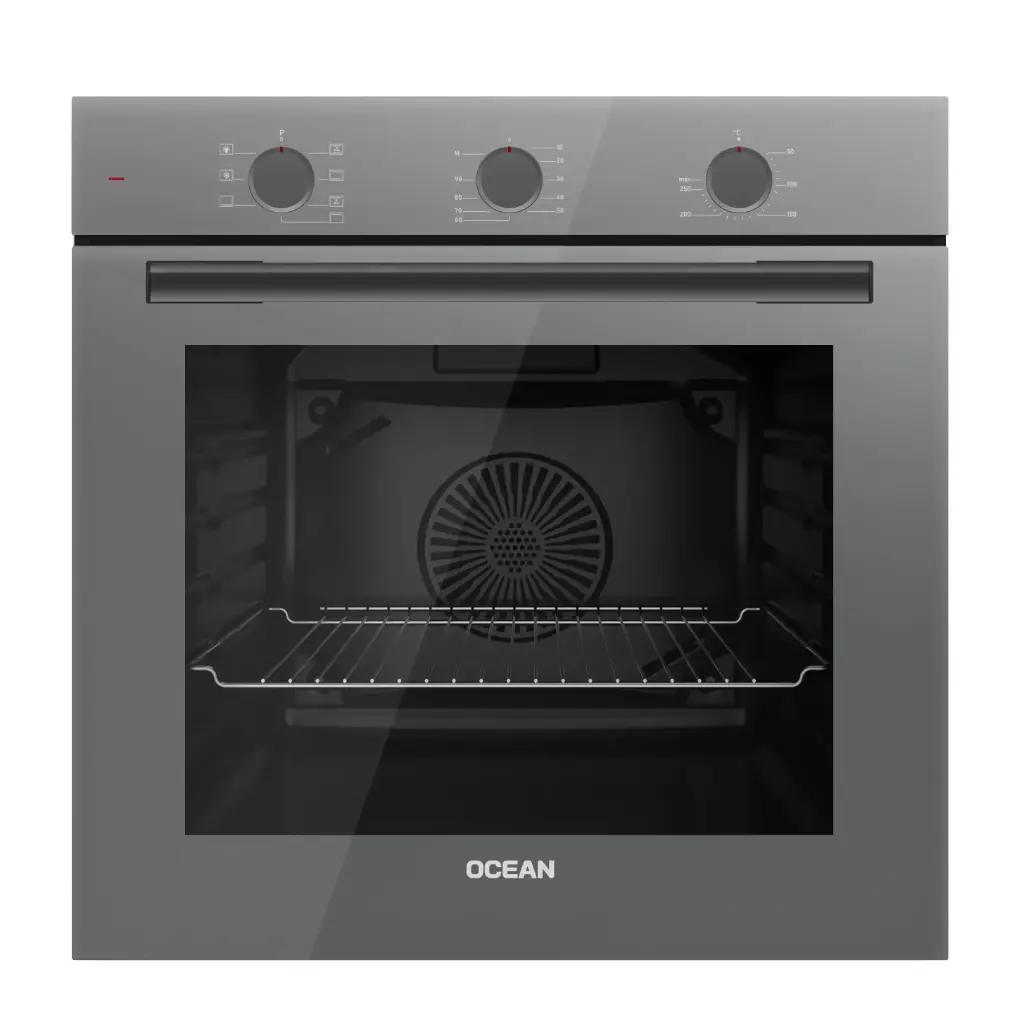 FOUR ELECTRIQUE 7F 60CM VERRE GRIS OCREAN