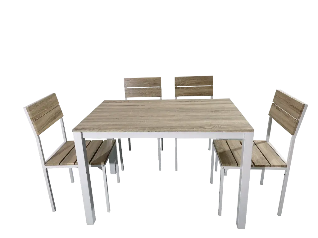 SALLE A MANGER 1 TABLE + 4 CHAISES