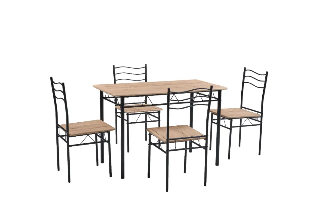 SALLE A MANGER 1 TABLE + 4 CHAISES