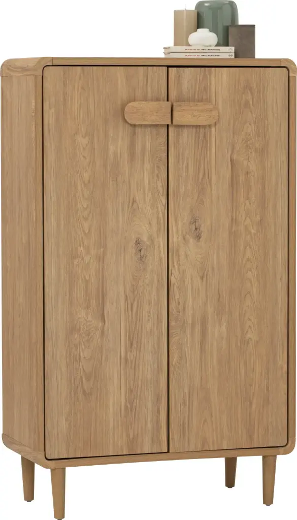 [342009] MEUBLE DE RANGEMENT BAS 2 PORTES OAK