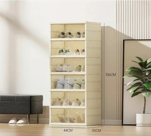 ETAGERE A CHAUSSURES 6 NIVEAUX 100X43X130cm