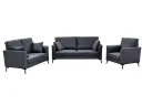 CANAPE 3+2+1 DARK GREY