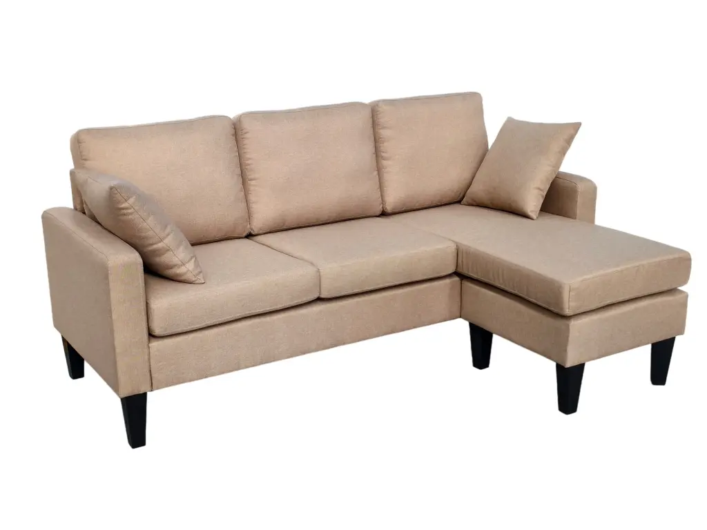 CANAPE D'ANGLE 185x73x85 BEIGE