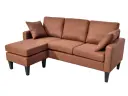 CANAPE D'ANGLE 185x73x85 BROW WENGE