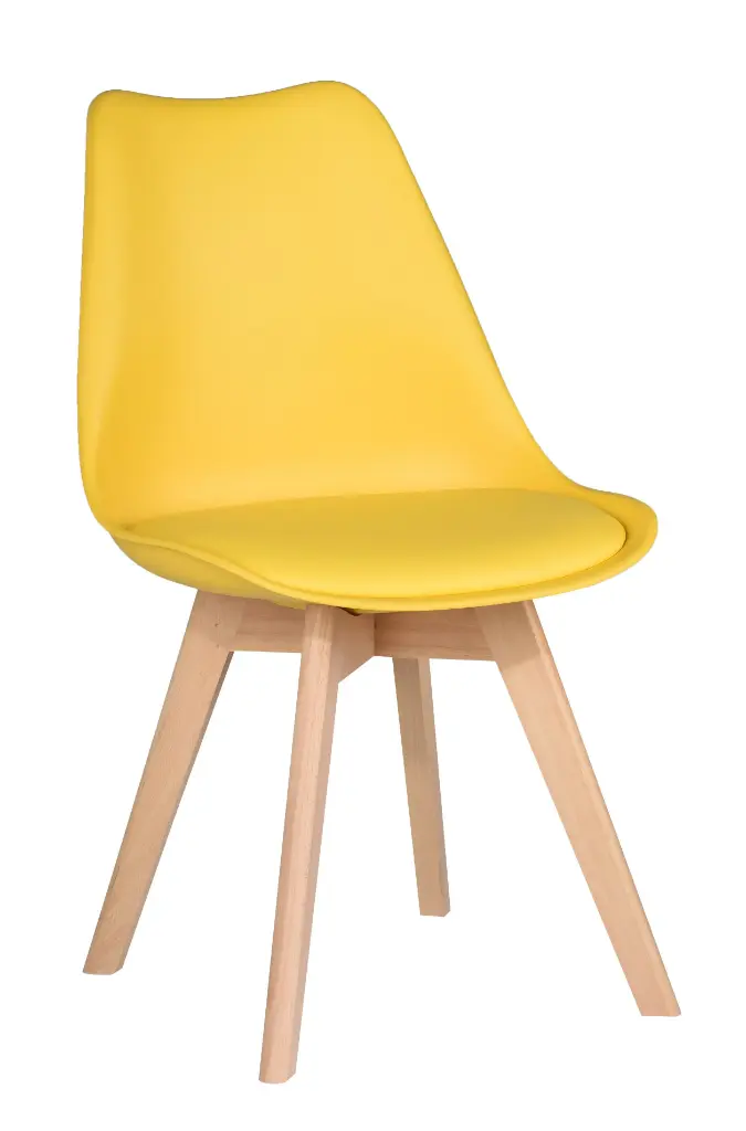[C02-1YELLOW] CHAISE BOIS JAUNE