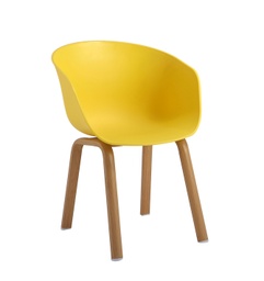 Chaise design avec pied en bois