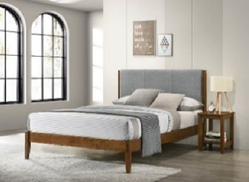 [KF1193/160] LIT QUEEN SIZE BOIS 160X200 + LATTES