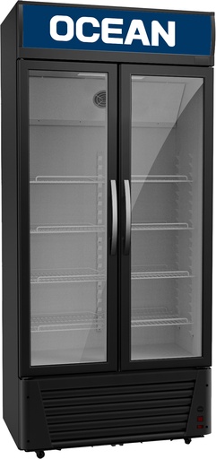 [OBCH550B4] VITRINE 2 PORTES 490L OCEAN