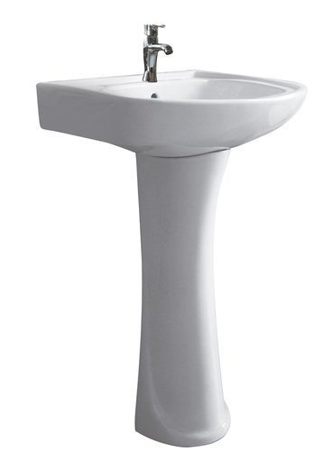 [LAVABOG] LAVABO + COLONNE GALENE BLANC