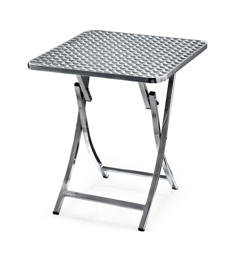 [YB516A] TABLE ALUMINIUM PLIANTE 60x60x70