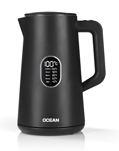 [OCKT1815DN] BOUILOIRE NUMERIQUE SANS FIL NOIR 1,5L 1800W