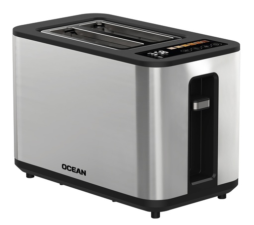 [OCTO9002DX] GRILLE PAIN 2 TRANCHES DIGITAL 900W INOX