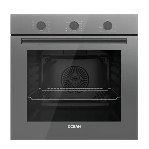 [OOER68GGFCE] FOUR ELECTRIQUE 7 FONCTIONS INTEGRABLE VERRE GRIS