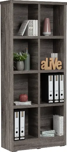 [522014] ETAGERE 8 CASES SONOMA OAK